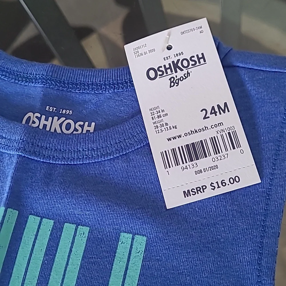 NWT OshKosh B'gosh Kids T-Shirt Lot of 3 ❤️